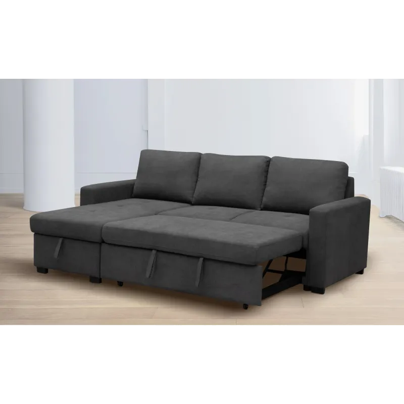 Chaise longue cama Paton con arcón