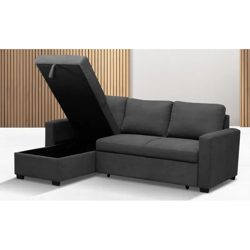 Chaise longue cama Paton con arcón