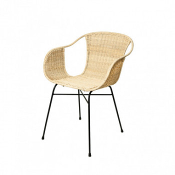 SILLA ALLEGRA NATURAL/NEGRO