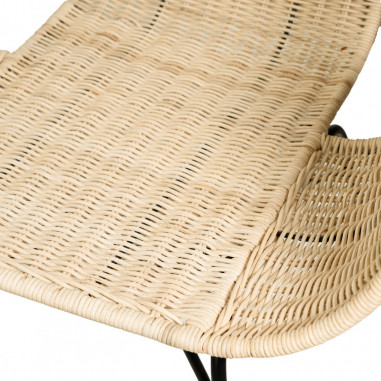 SILLA ALLEGRA NATURAL/NEGRO