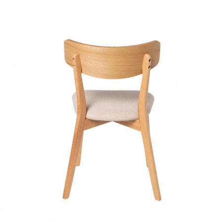 SILLA KEIRA ROBLE BEIGE