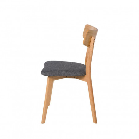 SILLA KEIRA ROBLE GRIS DARK