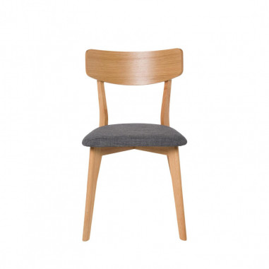 SILLA KEIRA ROBLE GRIS DARK