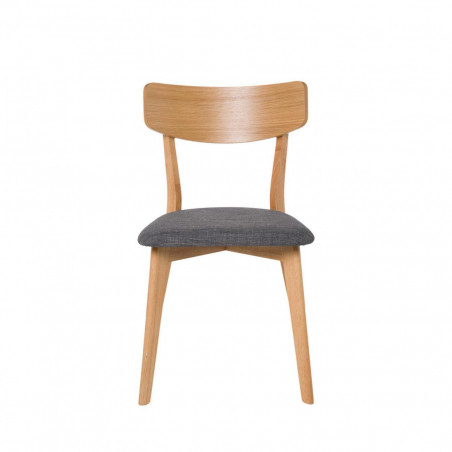 SILLA KEIRA ROBLE GRIS DARK