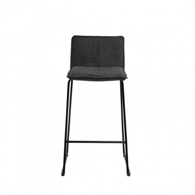 TABURETE ABOT GRIS OSCURO