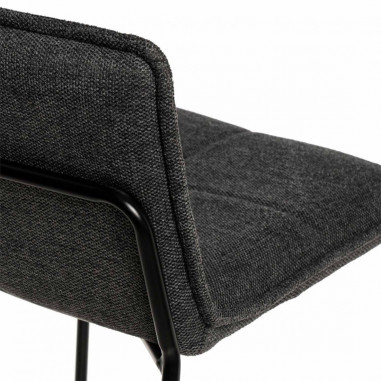 TABURETE ABOT GRIS OSCURO