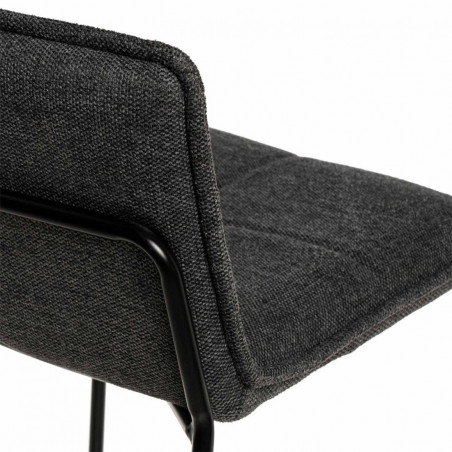 TABURETE ABOT GRIS OSCURO