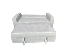Sofá cama con brazos mod. Rol gris claro 2