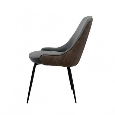 SILLA AGATA GRIS OSCURO