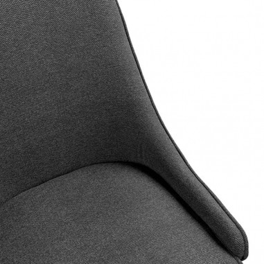 SILLA AGATA GRIS OSCURO