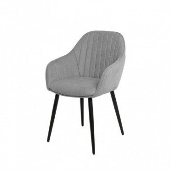 SILLA NATALIA GRIS CLARO