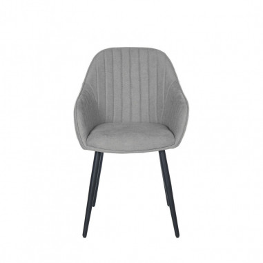 SILLA NATALIA GRIS CLARO