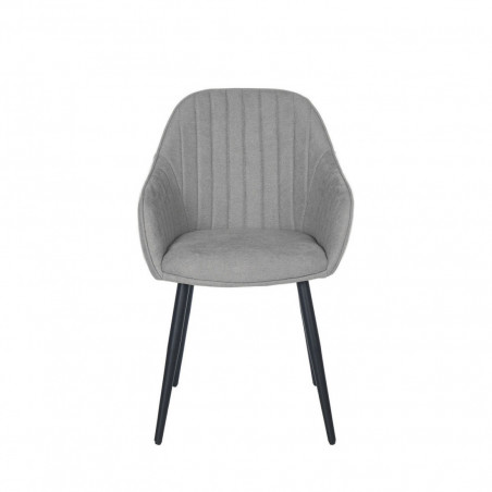 SILLA NATALIA GRIS CLARO