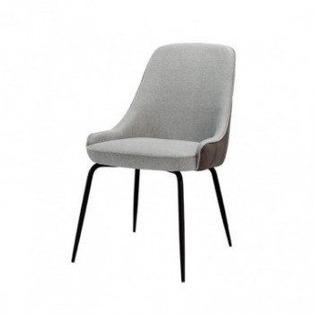 SILLA AGATA GRIS CLARO