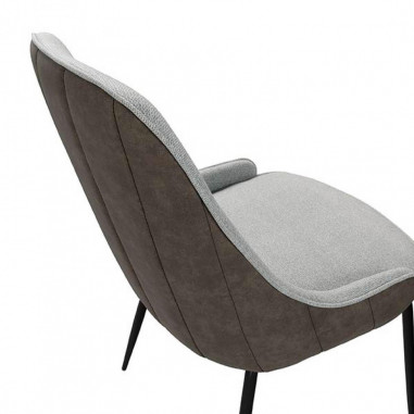 SILLA AGATA GRIS CLARO