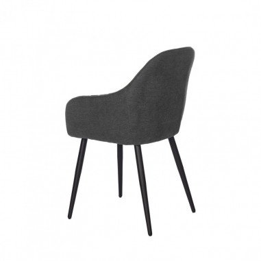 SILLA NATALIA GRIS OSCURO