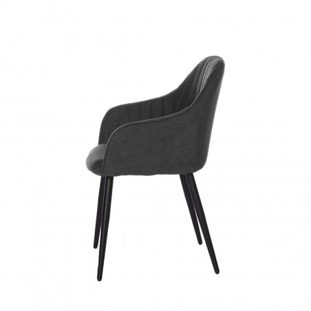 SILLA NATALIA GRIS OSCURO