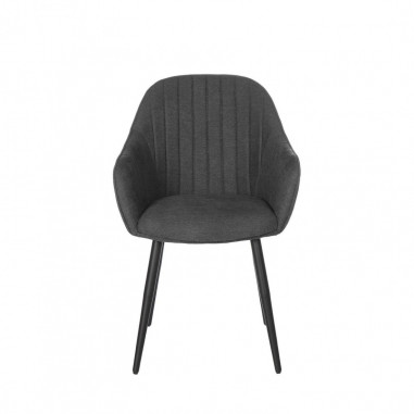 SILLA NATALIA GRIS OSCURO