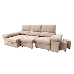SHAISELONGUE CAMA C/ARCON IZDA. MOD. NADIA BEIG O GRIS 2