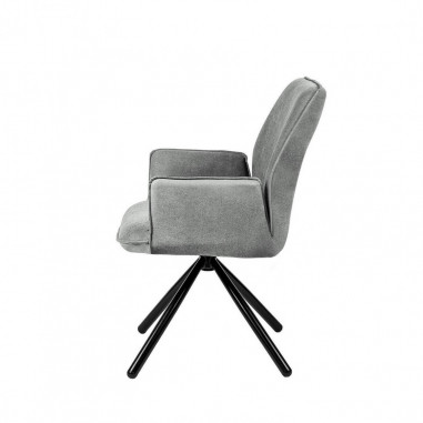 SILLA CARLYN GRIS CLARO