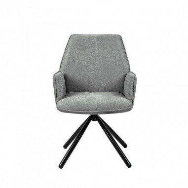 SILLA CARLYN GRIS CLARO