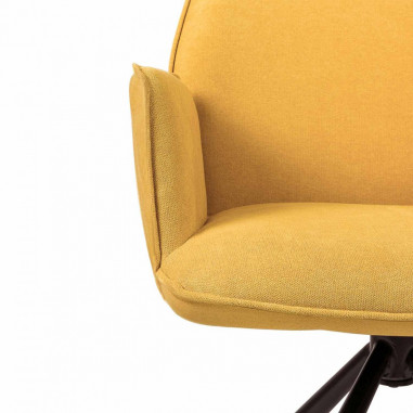 SILLA CARLYN MOSTAZA