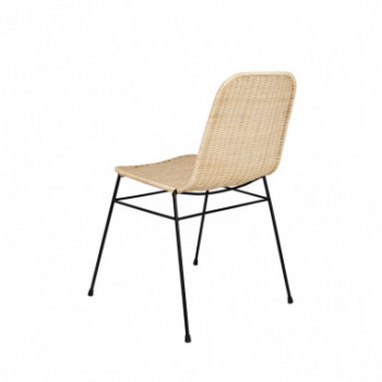 SILLA COLETTE NATURAL/NEGRO 2