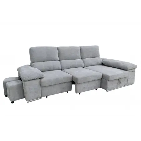 SHAISELONGUE CAMA C/ARCON DCHA. MOD. NADIA BEIG O GRIS