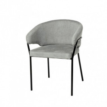 SILLA BETINA GRIS CLARO