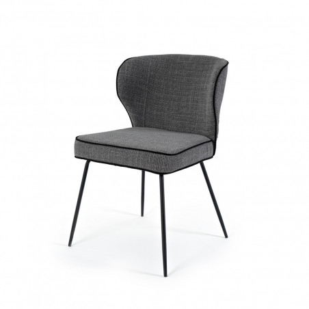 SILLA MAYRA GRIS OSCURO