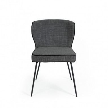 SILLA MAYRA GRIS OSCURO