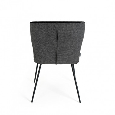 SILLA MAYRA GRIS OSCURO