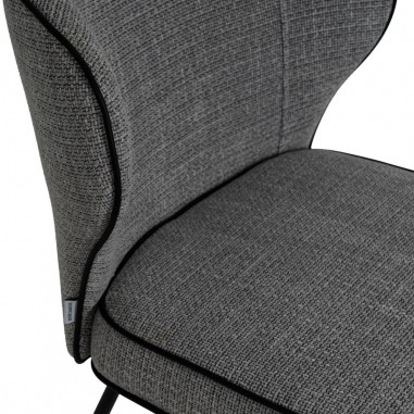 SILLA MAYRA GRIS OSCURO