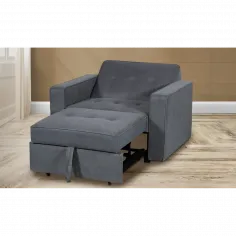 SILLÓN CAMA 1 PLAZA MOD IZAN GRIS 2