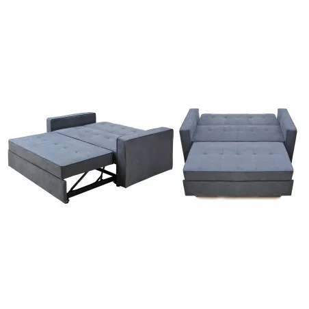SOFA CAMA C/BRAZOS IZAN BEIGE O GRIS