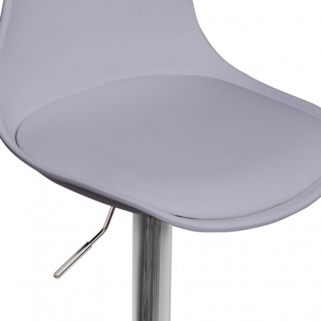 TABURETE NELLY GRIS