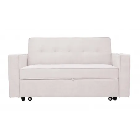 SOFA CAMA C/BRAZOS IZAN BEIGE O GRIS