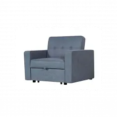 SILLÓN CAMA 1 PLAZA MOD IZAN GRIS