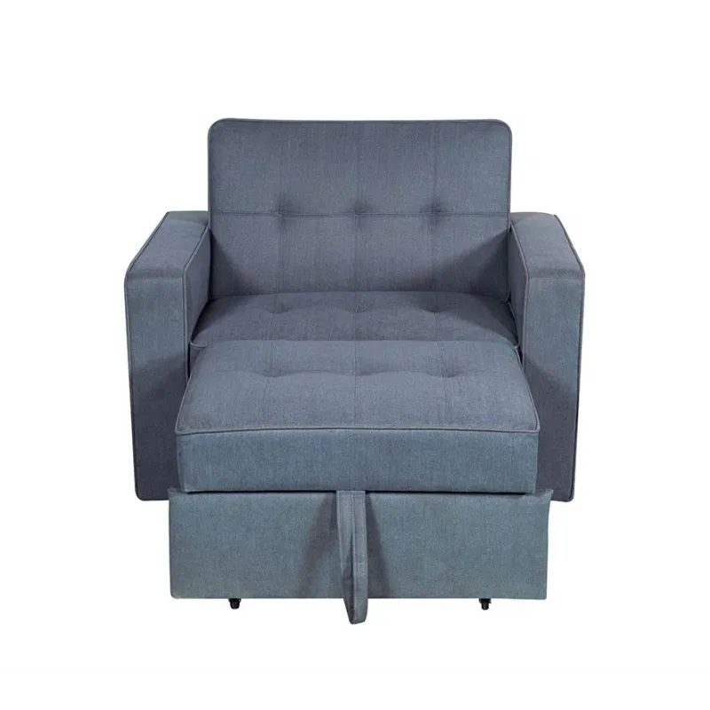 SILLÓN CAMA 1 PLAZA MOD IZAN GRIS