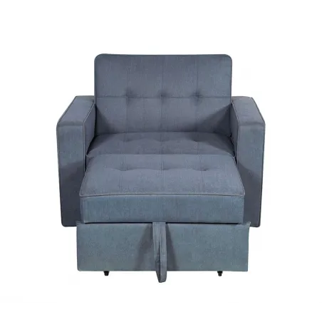 SILLÓN CAMA 1 PLAZA MOD IZAN GRIS O BEIGE
