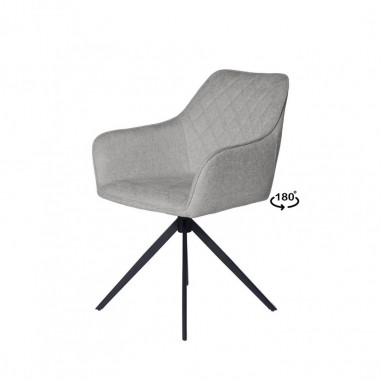 SILLA AMALIA GRIS CLARO