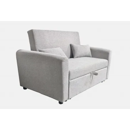 SOFA CAMA CON BRAZOS MOD. CIRO GRIS