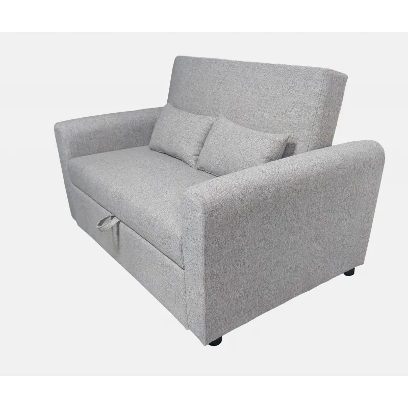 SOFA CAMA CON BRAZOS MOD. CIRO GRIS
