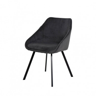 SILLA MACIE GRIS OSCURO