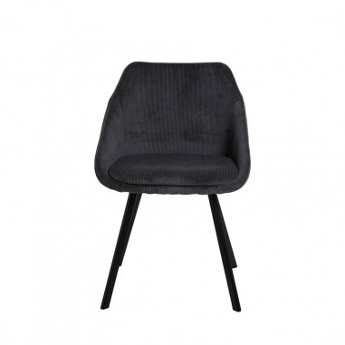 SILLA MACIE GRIS OSCURO