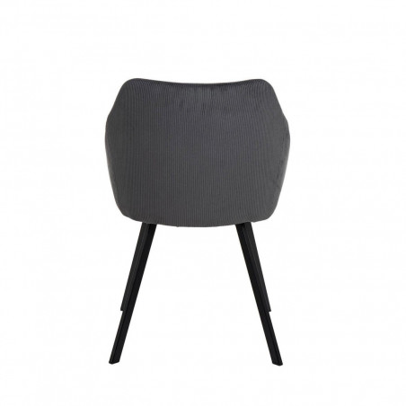 SILLA MACIE GRIS OSCURO