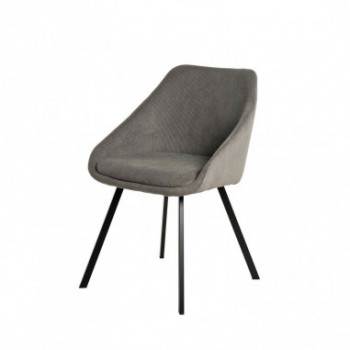 SILLA MACIE GRIS CLARO