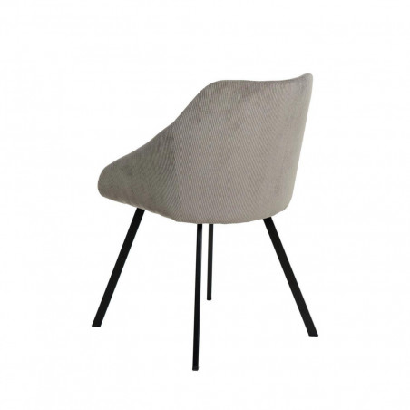 SILLA MACIE GRIS CLARO