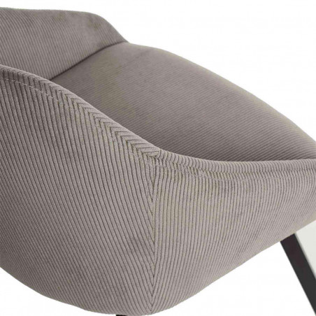 SILLA MACIE GRIS CLARO