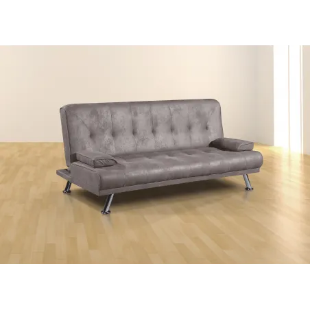 SOFA CAMA CLIC-CLAC TAP. NOLIA CESTO CEMENTO
